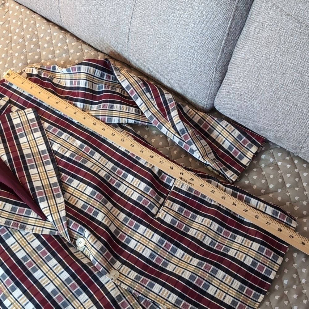 Coronet Men's Vintage Plaid Tailored Wool Blend Blazer. - Picture 7 of 10